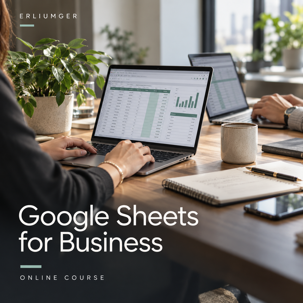 Google Sheets for Business course cover