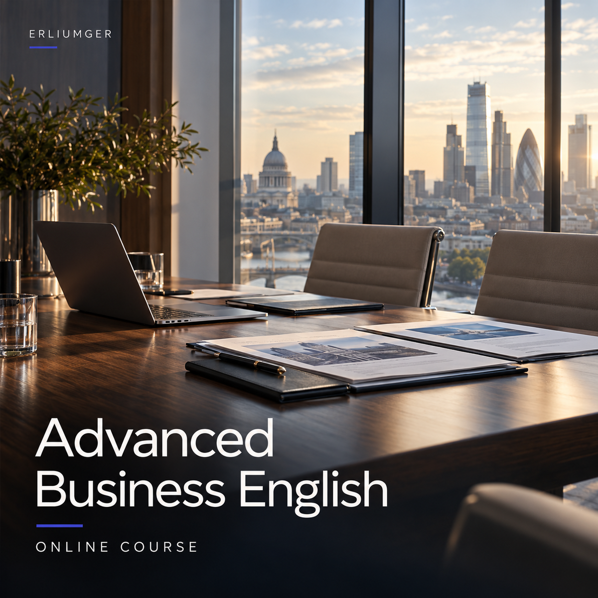 Advanced Business English course cover